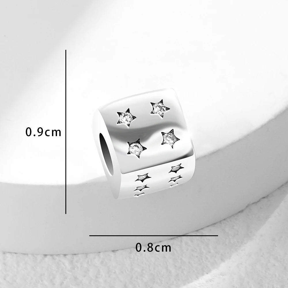 Blue Moon & Stars – 925 Sterling Silver