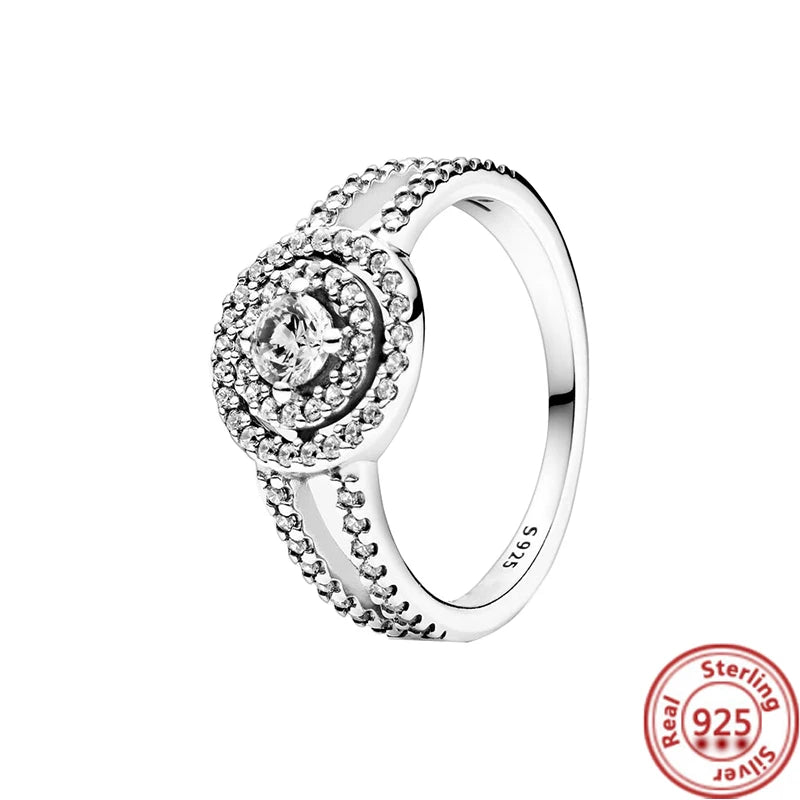 Sparkling Zircon Wings & Floral Detail – 925 Sterling Silver