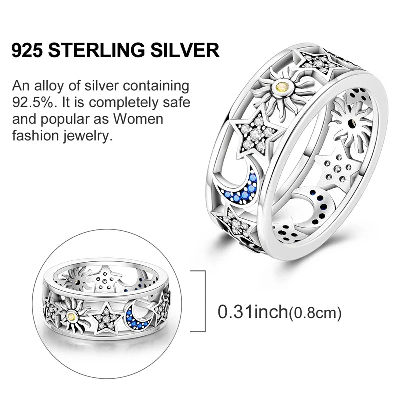 Spark 925 Sterling Silver Cocktail Ring
