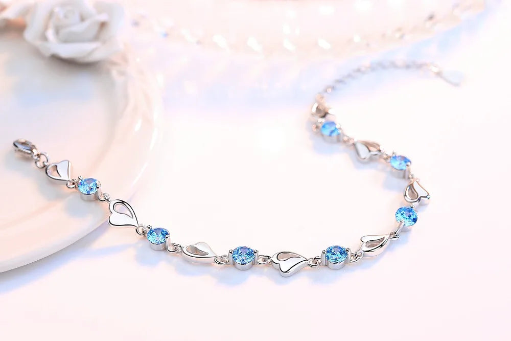 Twisted Rope Chain Bracelet –  925 Sterling Silver