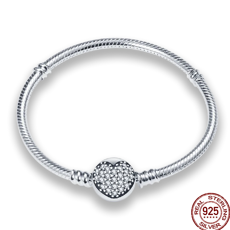 Infinity Glow Bracelet – 925 Sterling Silver