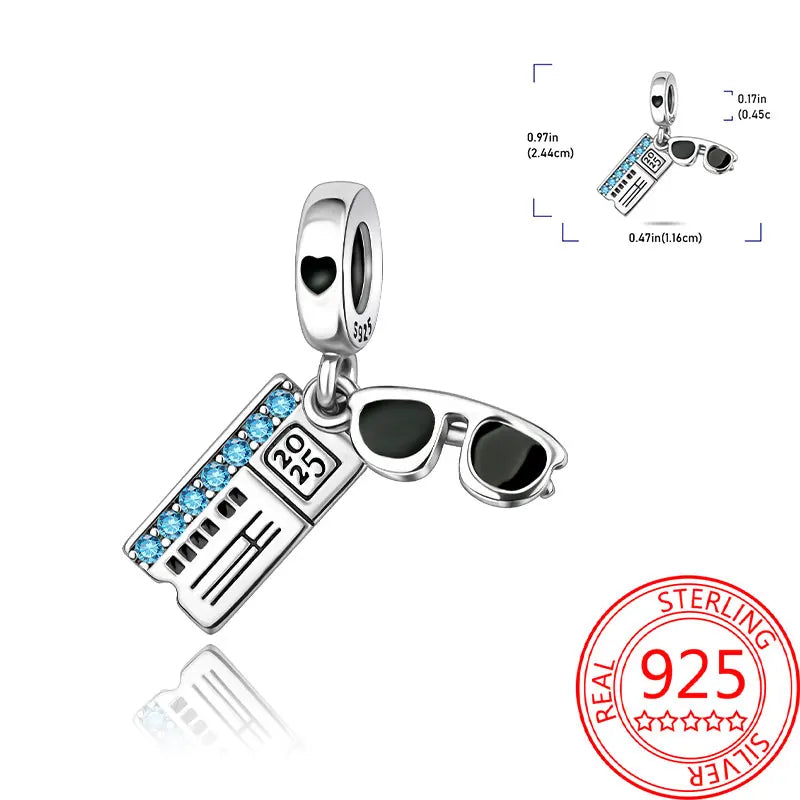Eiffel Tower Charm –  925 Sterling Silver