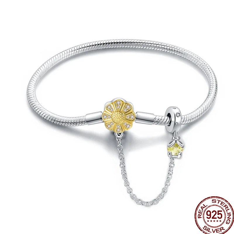 Infinity Glow Bracelet – 925 Sterling Silver