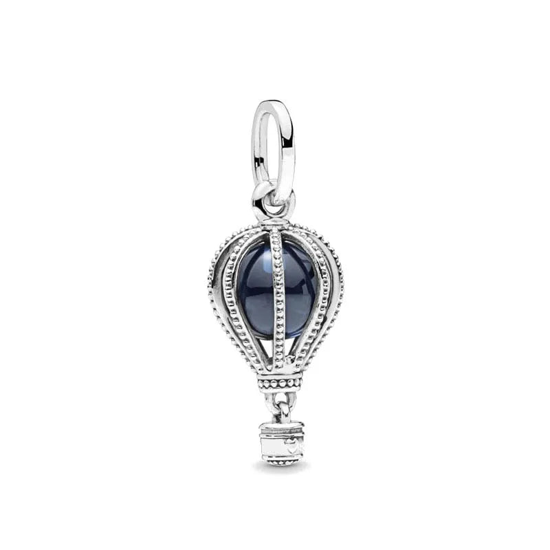 Blue Moon & Stars – 925 Sterling Silver