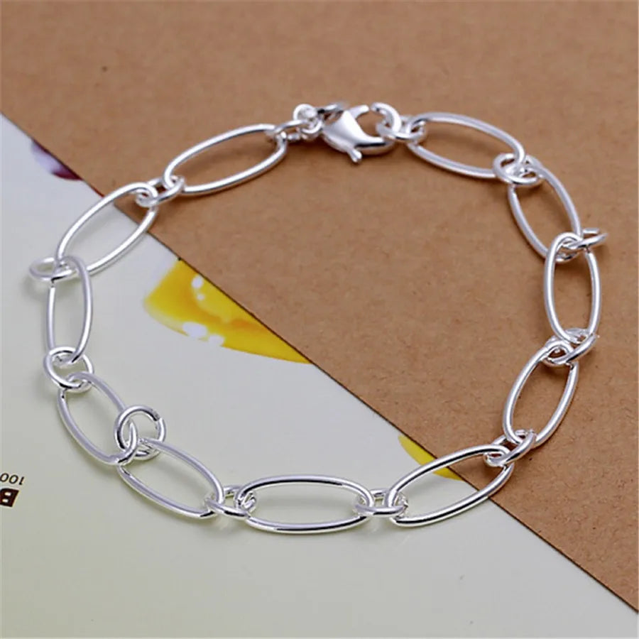 Twisted Rope Chain Bracelet –  925 Sterling Silver