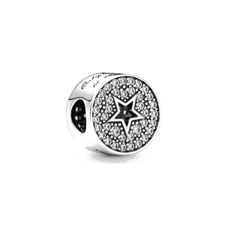 Blue Moon & Stars – 925 Sterling Silver