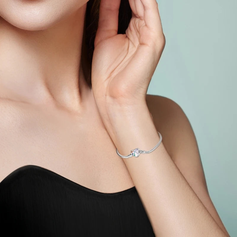 Garden of Hearts Bracelet – 925 Sterling Silver