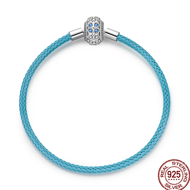 Infinity Glow Bracelet  –  925 Sterling Silver