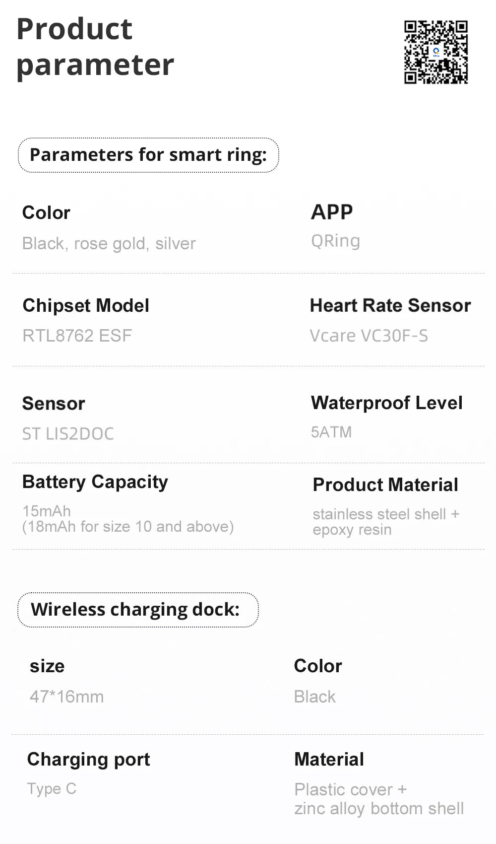Luxury Smart Ring