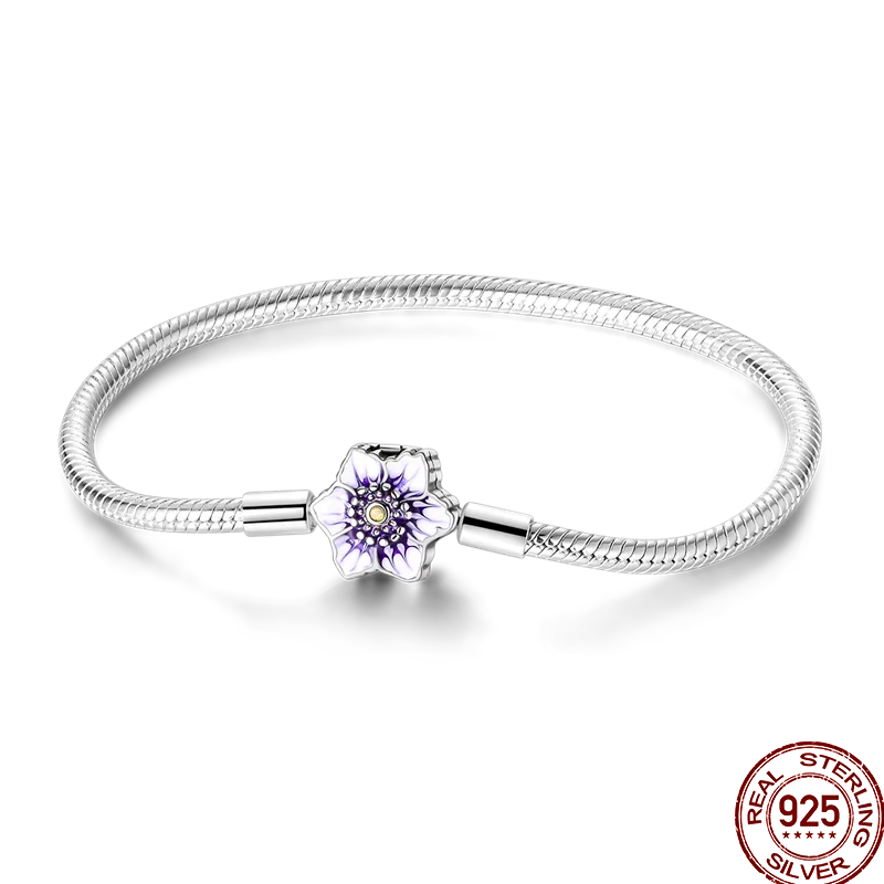 Infinity Glow Bracelet  –  925 Sterling Silver