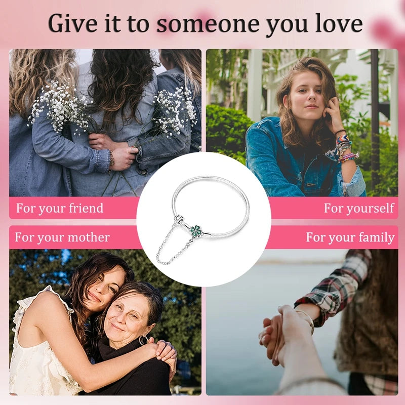 Garden of Hearts Bracelet – 925 Sterling Silver