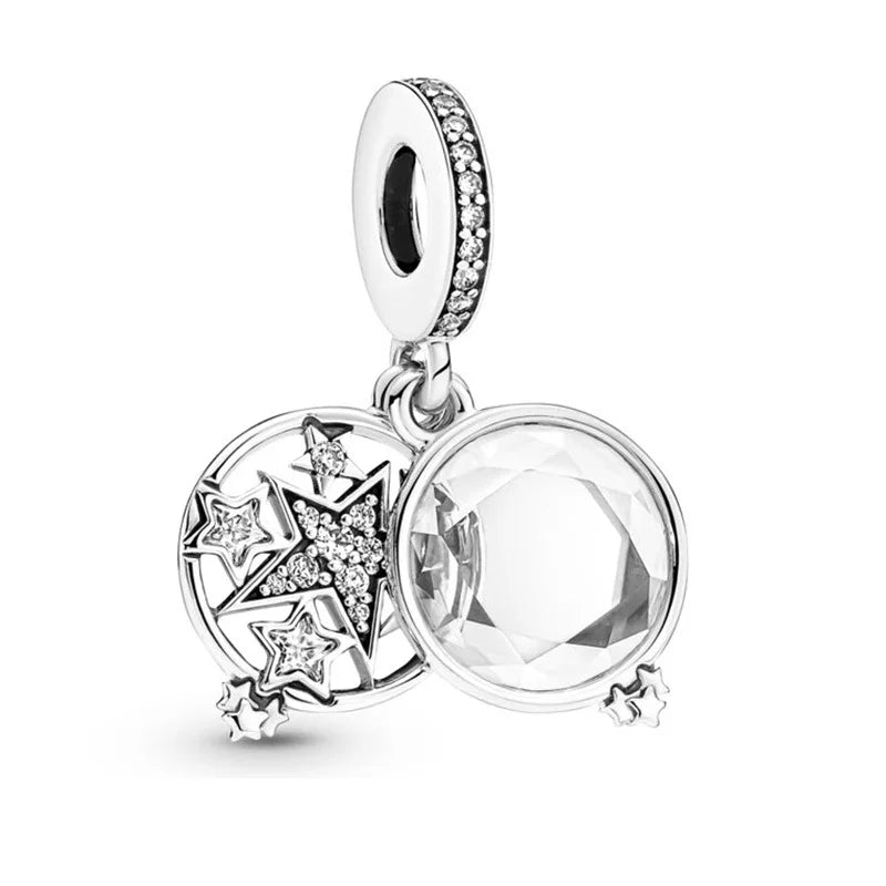 Blue Moon & Stars – 925 Sterling Silver