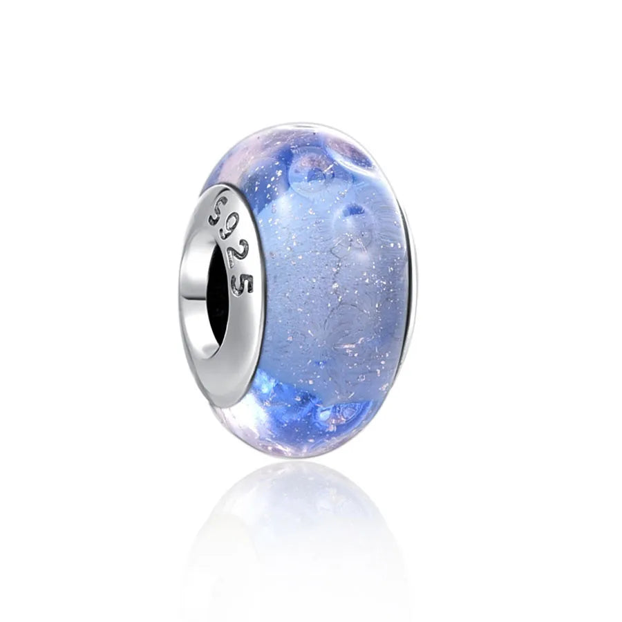 Murano Glass & Heart Charms – 925 Sterling Silver