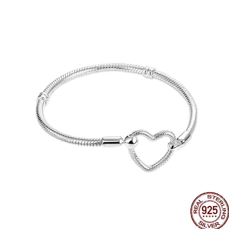 Infinity Glow Bracelet – 925 Sterling Silver