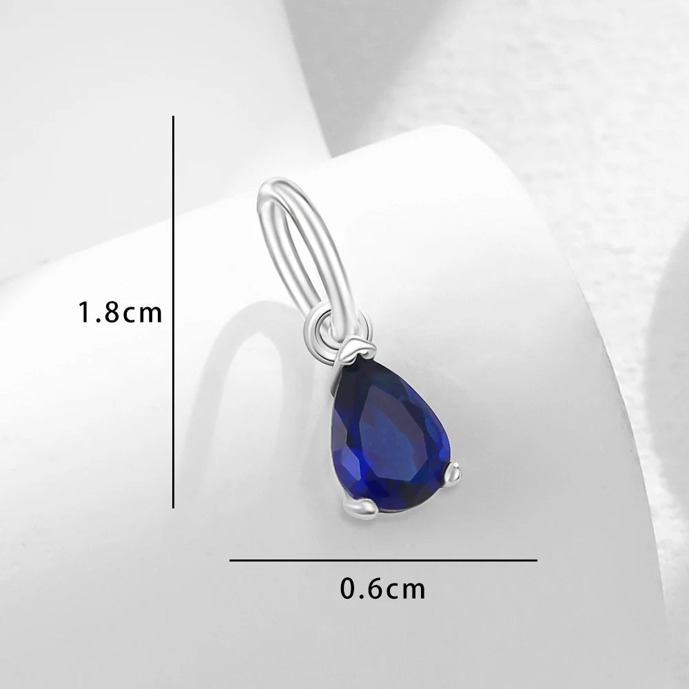 Blue Moon & Stars – 925 Sterling Silver