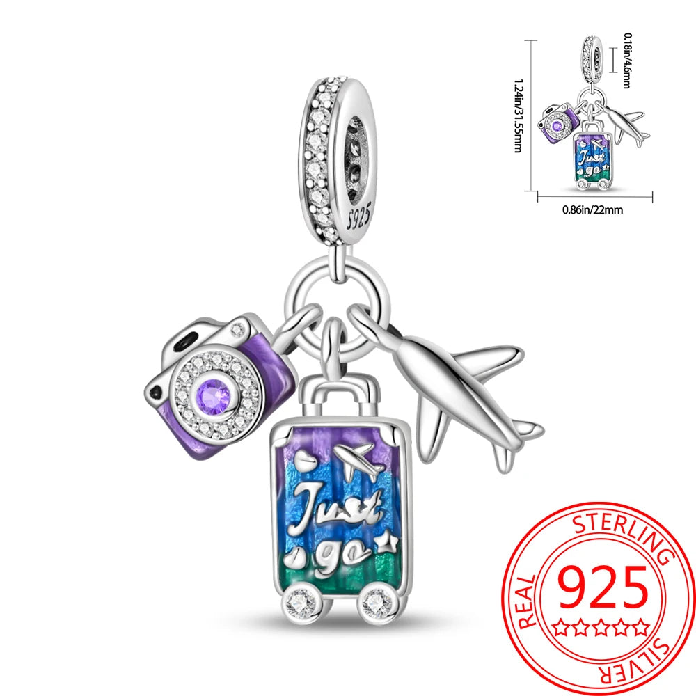 Eiffel Tower Charm –  925 Sterling Silver