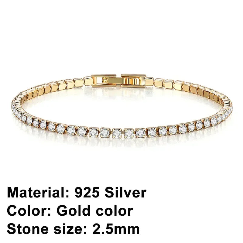 Crystal Bracelet – 925 Silver Sterling