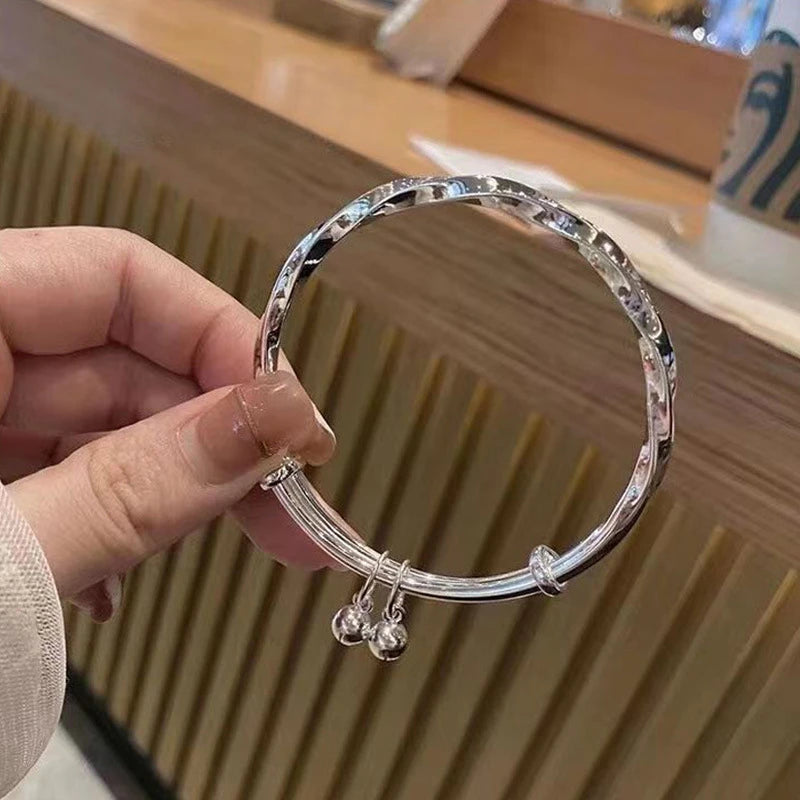 Adjustable Charm Bracelet – 925 Sterling Silver