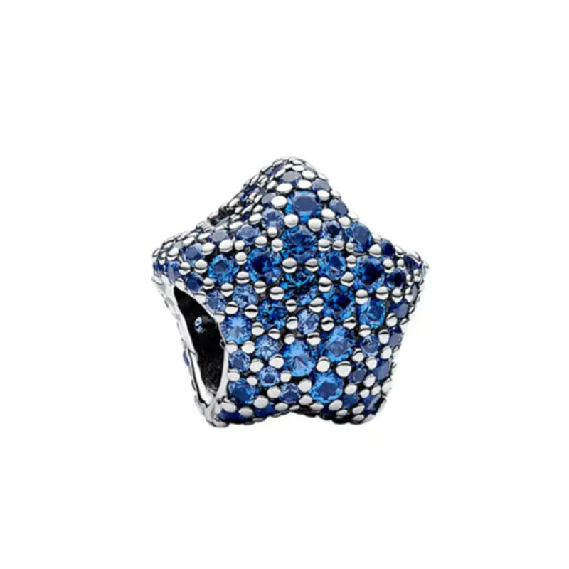 Blue Moon & Stars – 925 Sterling Silver