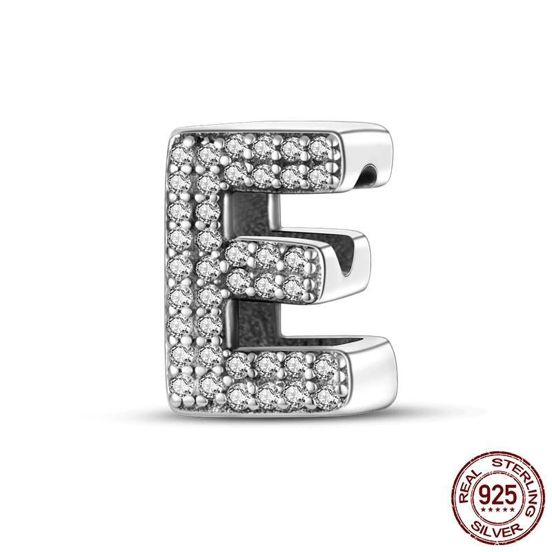 Personalised Alphabet Beads – 925 Sterling Silver