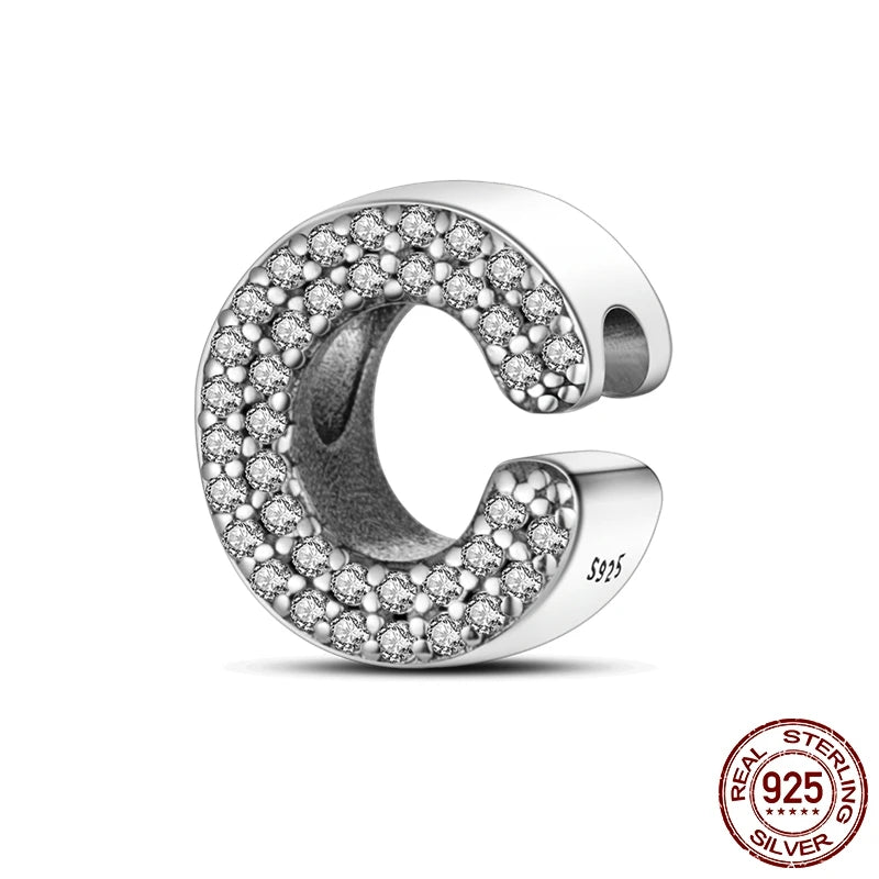 Personalised Alphabet Beads – 925 Sterling Silver