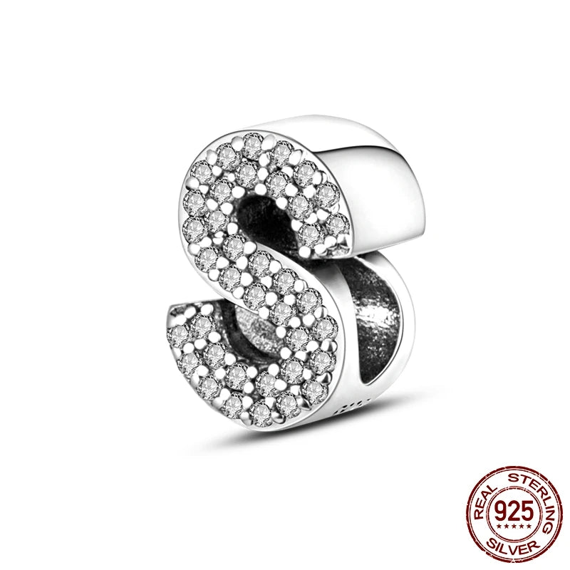 Personalised Alphabet Beads – 925 Sterling Silver