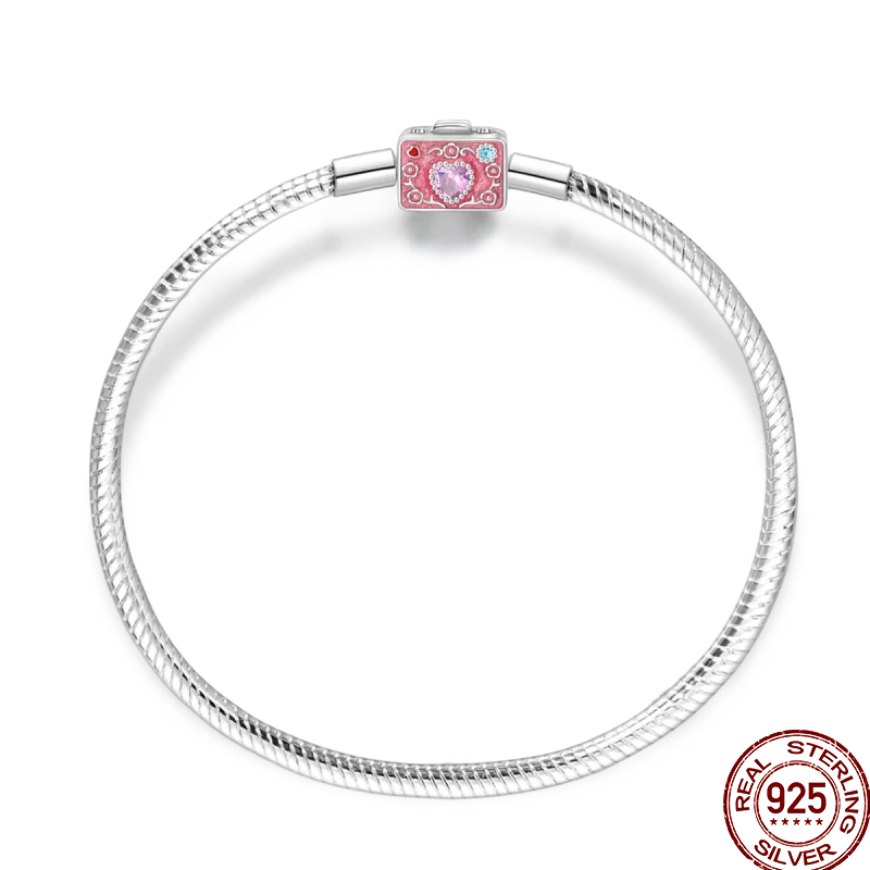 Infinity Glow Bracelet  –  925 Sterling Silver
