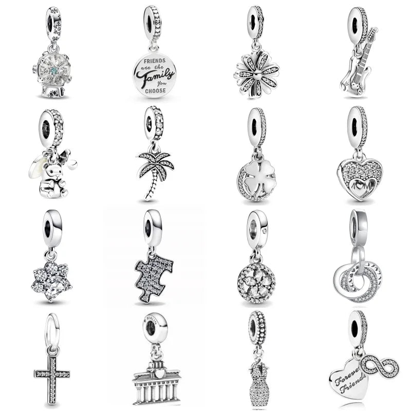 White Series Charms – 925 Sterling Silver