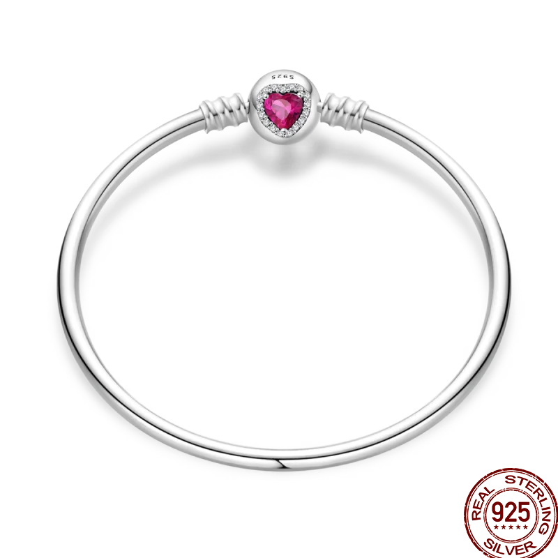 Infinity Glow Bracelet  –  925 Sterling Silver