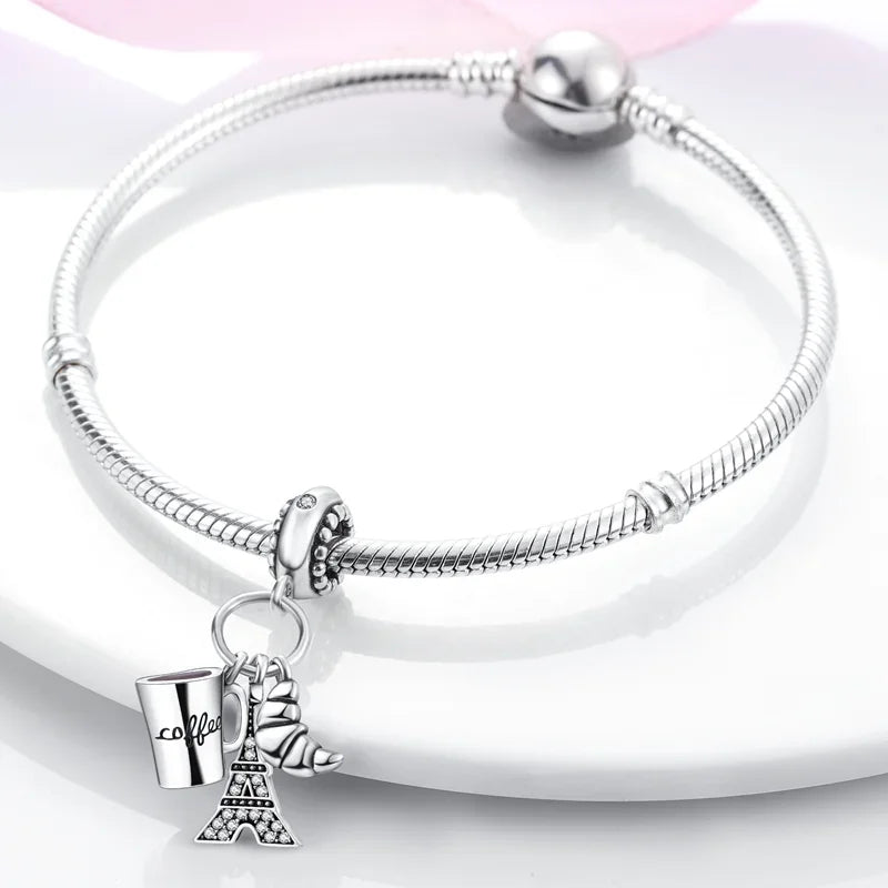 Eiffel Tower Charm –  925 Sterling Silver