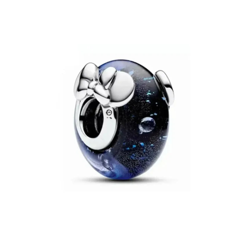Murano Glass & Heart Charms – 925 Sterling Silver