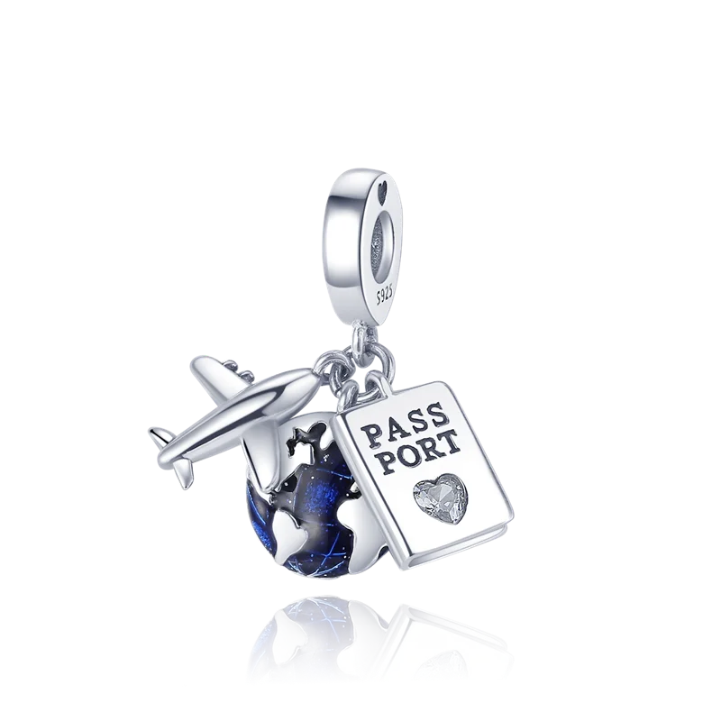 Zircon Charm – 925 Sterling Silver