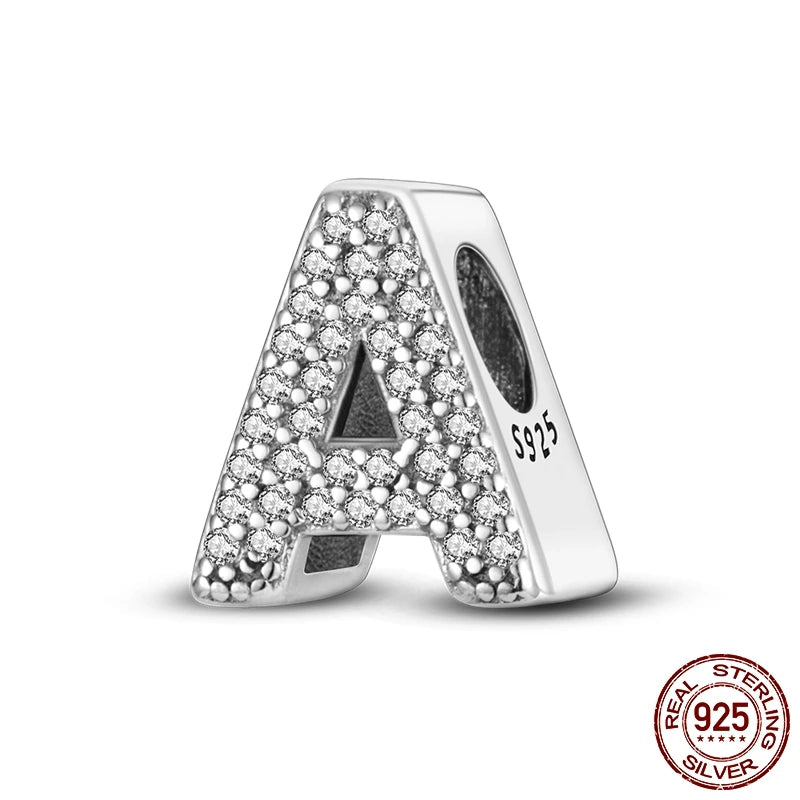 Personalised Alphabet Beads – 925 Sterling Silver