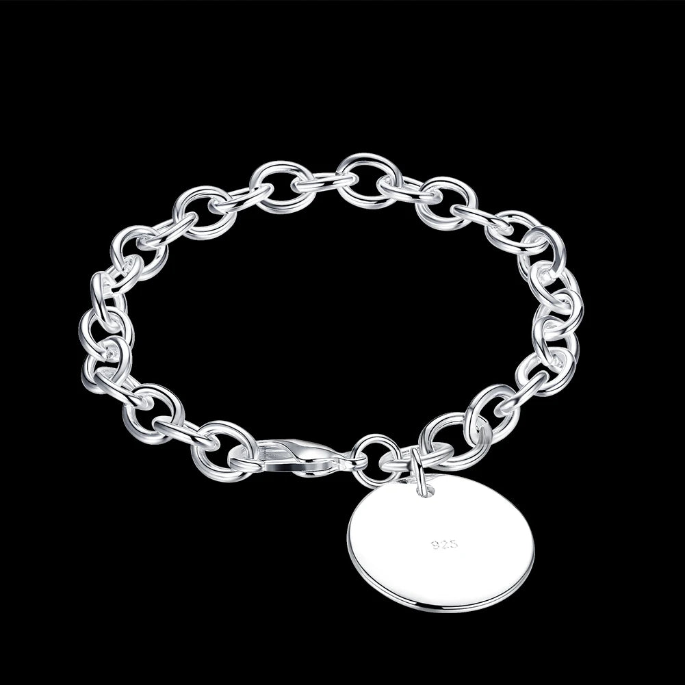 Twisted Rope Chain Bracelet –  925 Sterling Silver