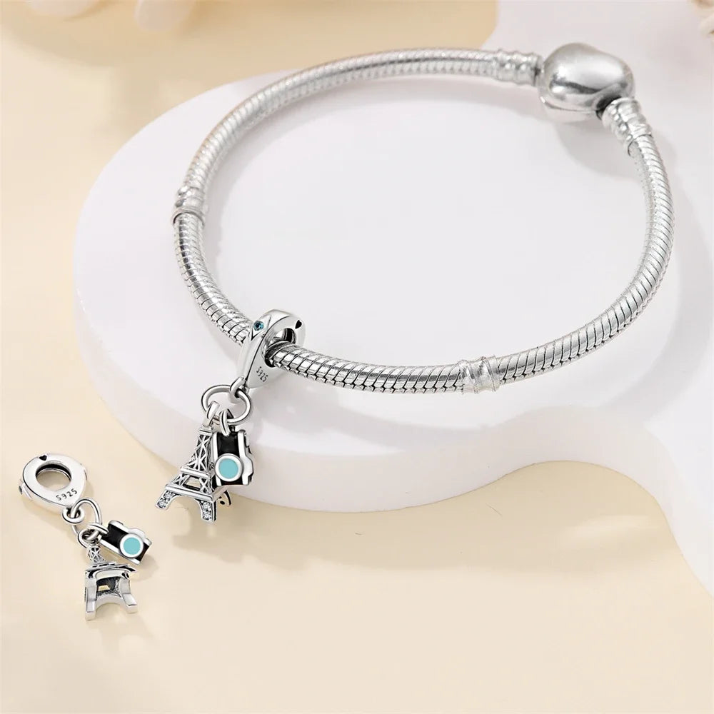Eiffel Tower Charm –  925 Sterling Silver