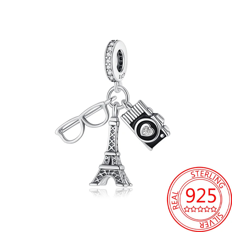 Eiffel Tower Charm –  925 Sterling Silver