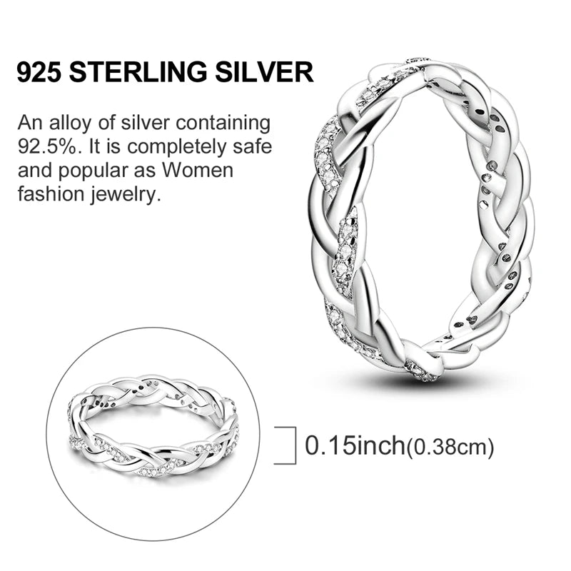 Spark 925 Sterling Silver Cocktail Ring