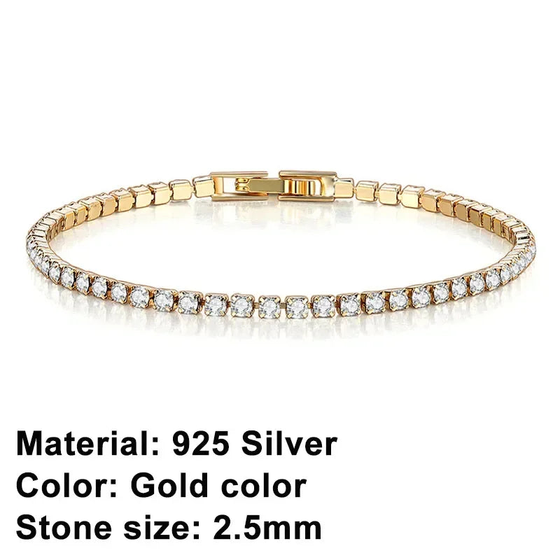 Crystal Bracelet  – 925 Silver Sterling