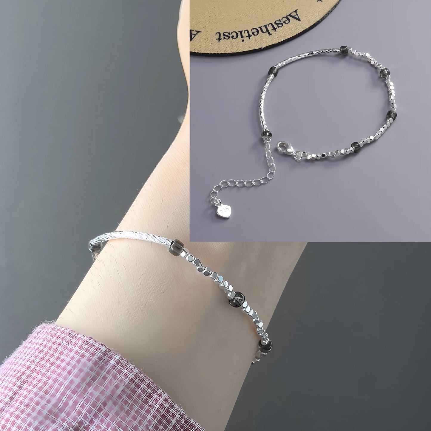 Love Heart Bracelet  – Sterling Silver