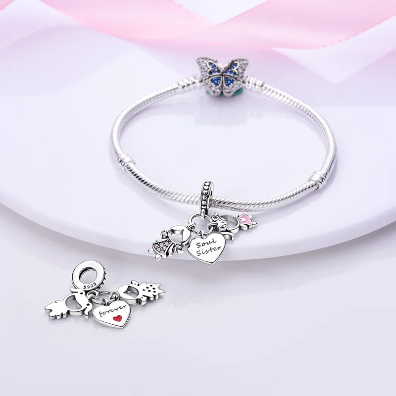 Zircon Charm – 925 Sterling Silver