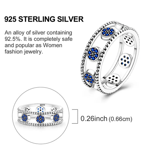 Eternal Spark Ring – 925 Sterling Silver
