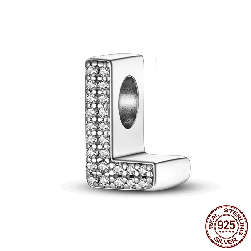 Personalised Alphabet Beads – 925 Sterling Silver