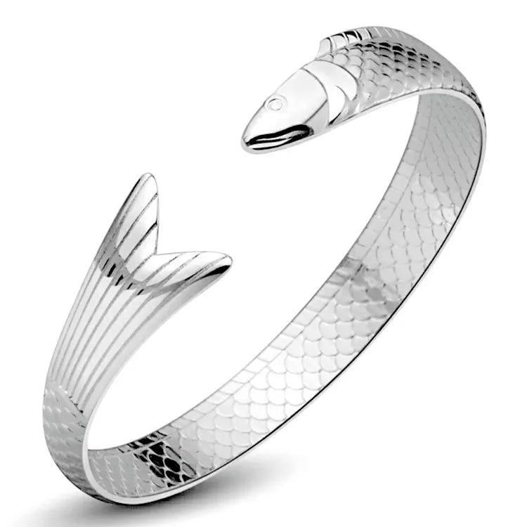 Dragon & Fish Bracelet – 925 Sterling Silver
