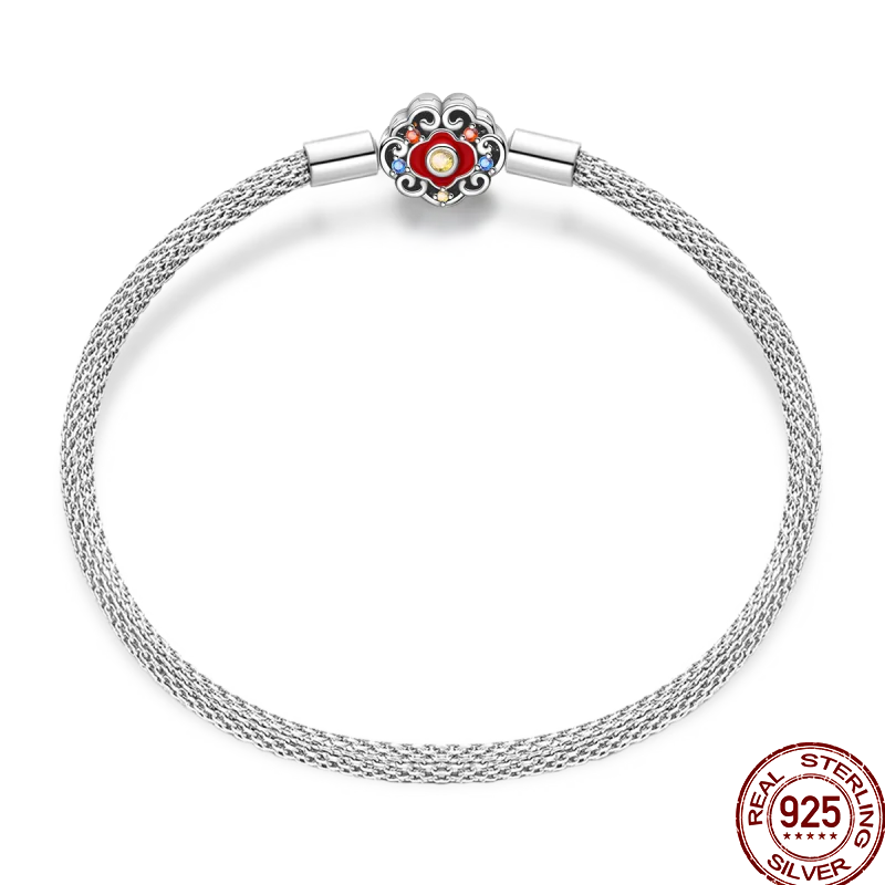 Infinity Glow Bracelet  –  925 Sterling Silver