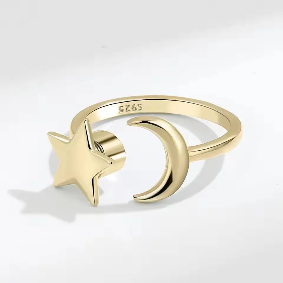 Sunflower Rotatable Ring Sterling Silver