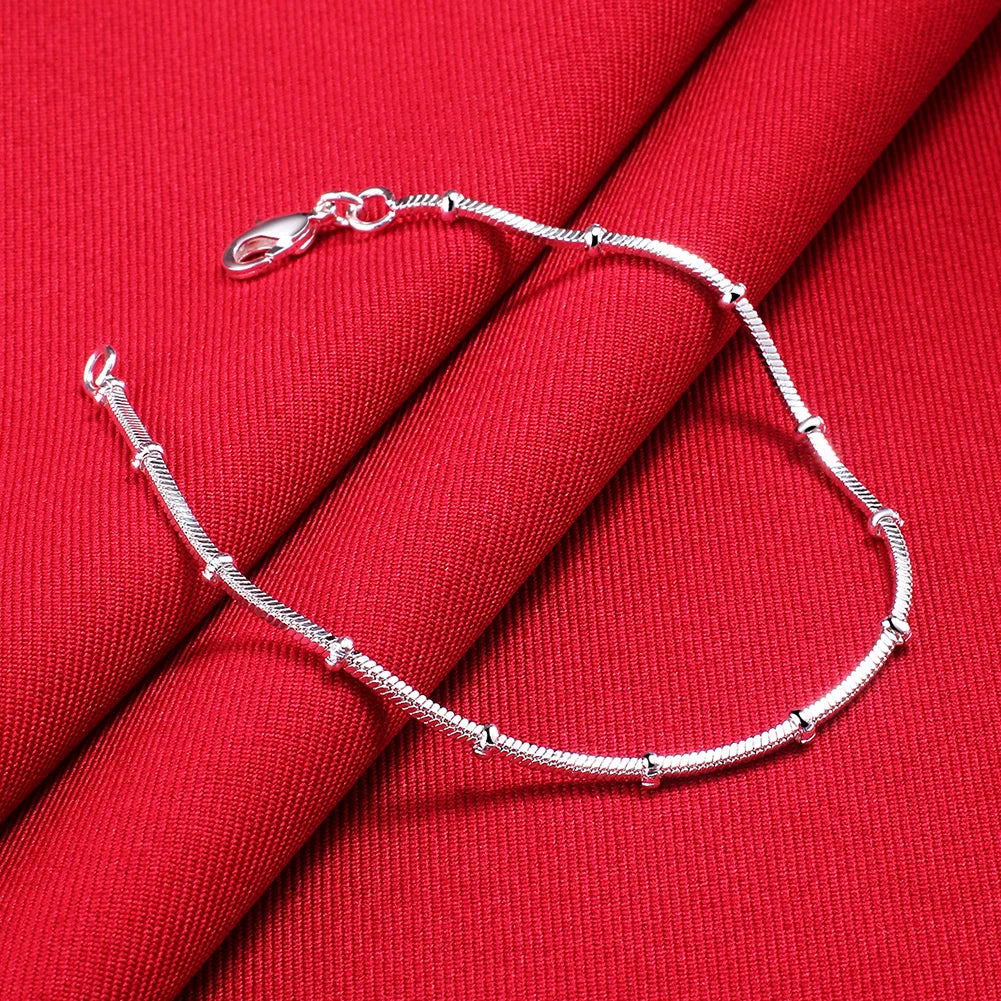 Twisted Rope Chain Bracelet –  925 Sterling Silver