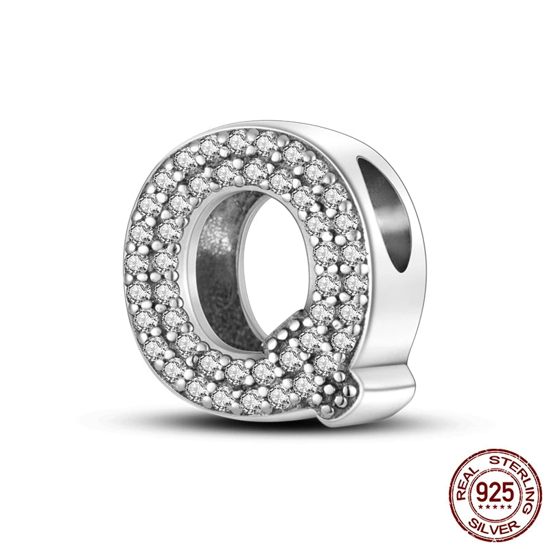 Personalised Alphabet Beads – 925 Sterling Silver