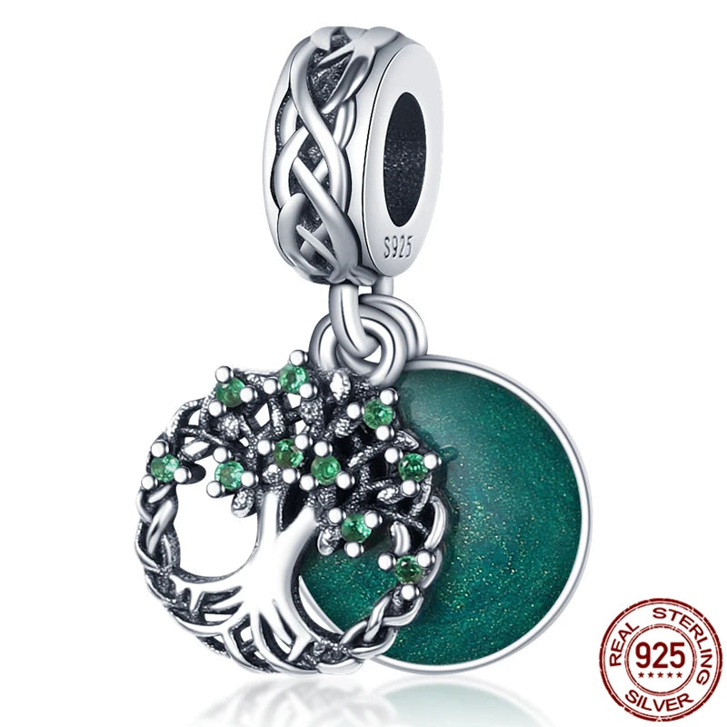 Nature-Inspired Charms – 925 Sterling Silver