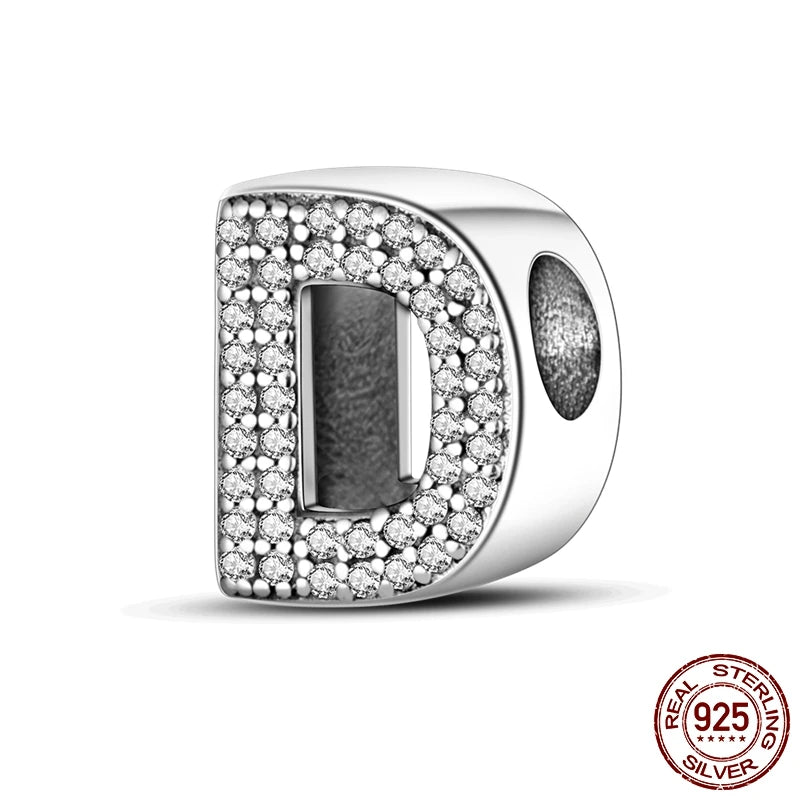 Personalised Alphabet Beads – 925 Sterling Silver