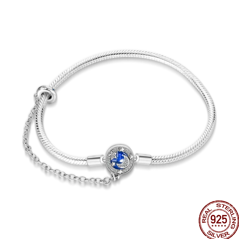Infinity Glow Bracelet  –  925 Sterling Silver